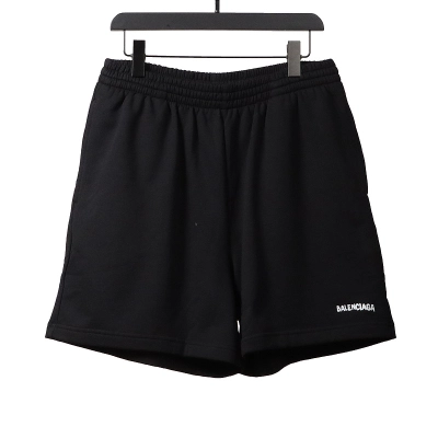 Bstsneaker-Balenciaga embroidered shorts black 170 01