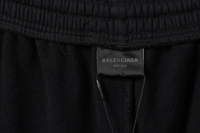 Bstsneaker-Balenciaga embroidered shorts black 170