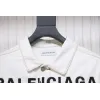 Bstsneaker-Balenciaga embroidered denim jacket white 220
