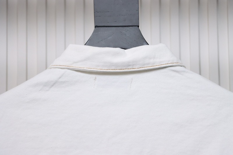 Bstsneaker-Balenciaga embroidered denim jacket white 220