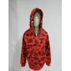Bstsneaker-BAPE Color Camo Shark Zip Hoodie Red 4580793322511