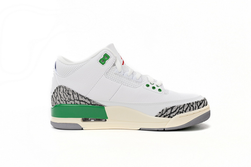Bstsneaker- Air Jordan 3 WMNS White Lucky Green CK9246-136 