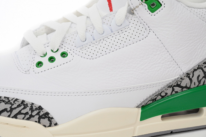 Bstsneaker- Air Jordan 3 WMNS White Lucky Green CK9246-136 