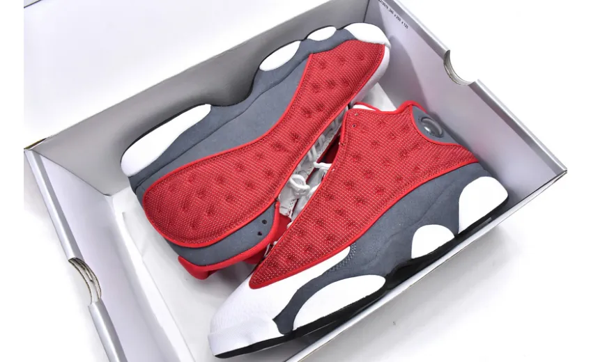 Bstsneaker- Air Jordan 13 Retro Gym Red Flint Grey DJ5982-600