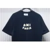 Bstsneaker-Ami Paris-patch T-shirt Navy blue 130