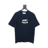 Bstsneaker-Ami Paris-patch T-shirt Navy blue 130