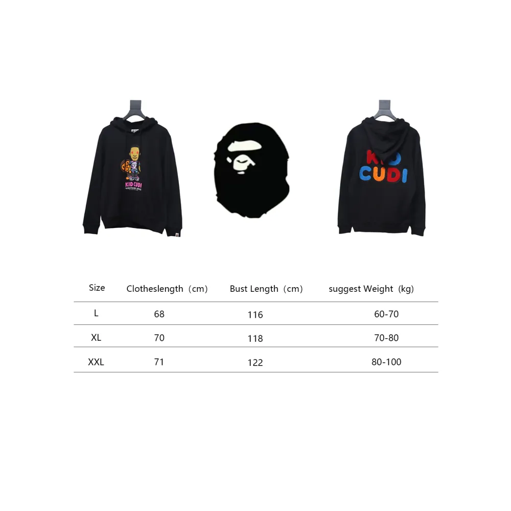 Bstsneaker-BAPE X KID CUDI Hoodie 120