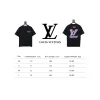 Bstsneaker-Louis Vuitton logo print black T-shirt 120