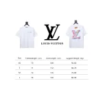 Bstsneaker-Louis Vuitton logo print White T-shirt 120