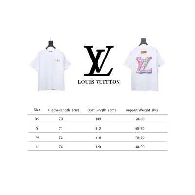 Louis Vuitton logo print White T-shirt 120 02