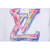 Bstsneaker-Louis Vuitton logo print White T-shirt 120