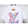 Bstsneaker-Louis Vuitton logo print White T-shirt 120
