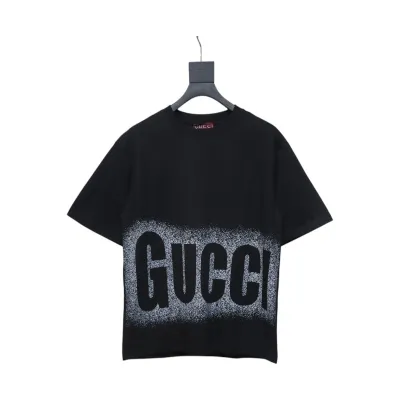 Bstsneaker-Gucci big logo spray-painted T-shirt 120 01