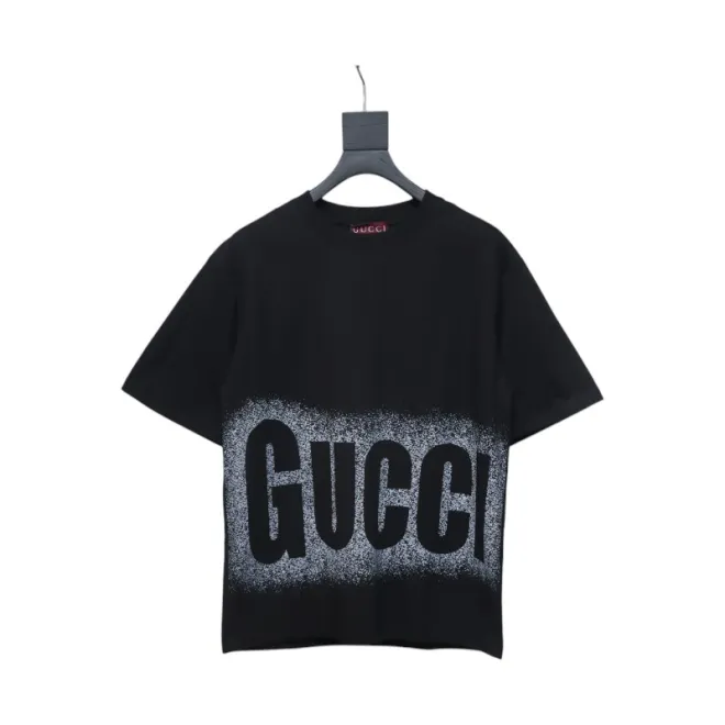 Bstsneaker-Gucci big logo spray-painted T-shirt 120