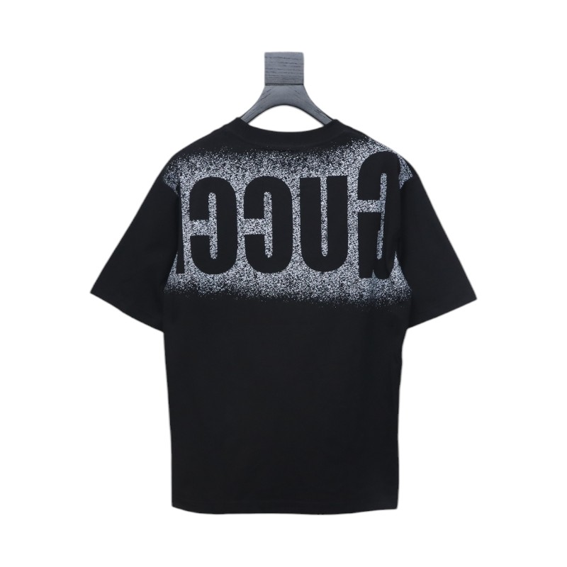 Bstsneaker-Gucci big logo spray-painted T-shirt 120