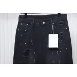 Bstsneaker-Welldone Heart Letter Ripped Baggy Jeans 230