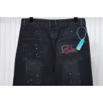 Bstsneaker-Welldone Heart Letter Ripped Baggy Jeans 230