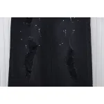 Bstsneaker-Welldone Heart Letter Ripped Baggy Jeans 230