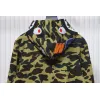 Bstsneaker-BAPE Cloro Camo Shark Full Zip Hoodie Green FW18