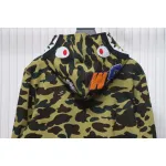 Bstsneaker-BAPE Cloro Camo Shark Full Zip Hoodie Green FW18