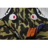 Bstsneaker-BAPE Cloro Camo Shark Full Zip Hoodie Green FW18