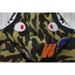 Bstsneaker-BAPE Cloro Camo Shark Full Zip Hoodie Green FW18