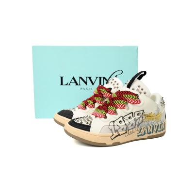 LANVIN White Black Painted 02