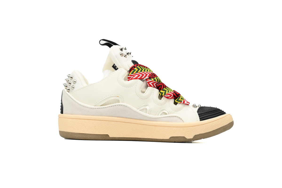 Bstsneaker-LANVIN White Black Painted