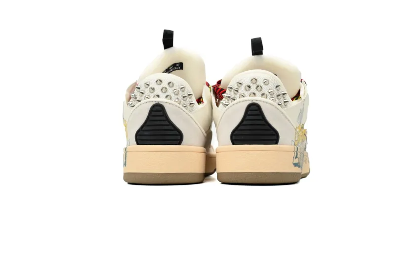 Bstsneaker-LANVIN White Black Painted