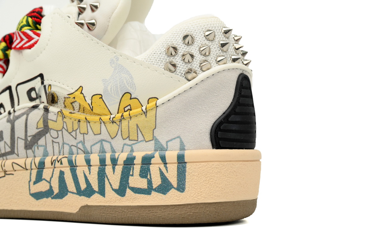 Bstsneaker-LANVIN White Black Painted