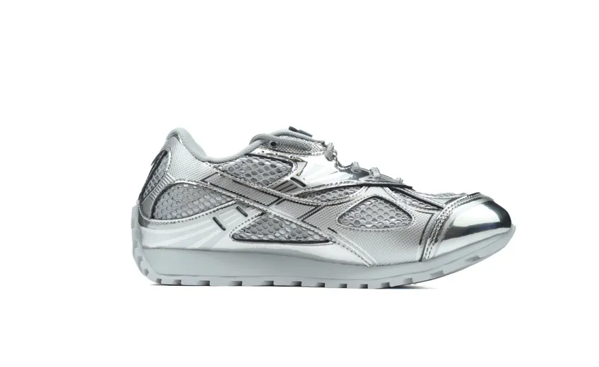 Bstsneaker-Bottega Veneta Orbit Silvery