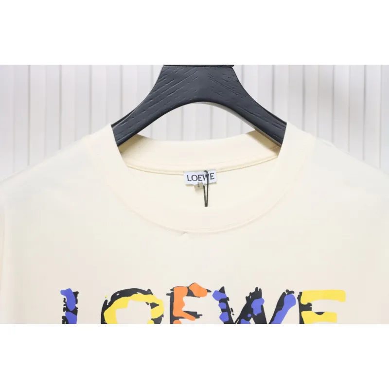 Bstsneaker-Loewe Graffiti Painted Logo T-shirt 120 