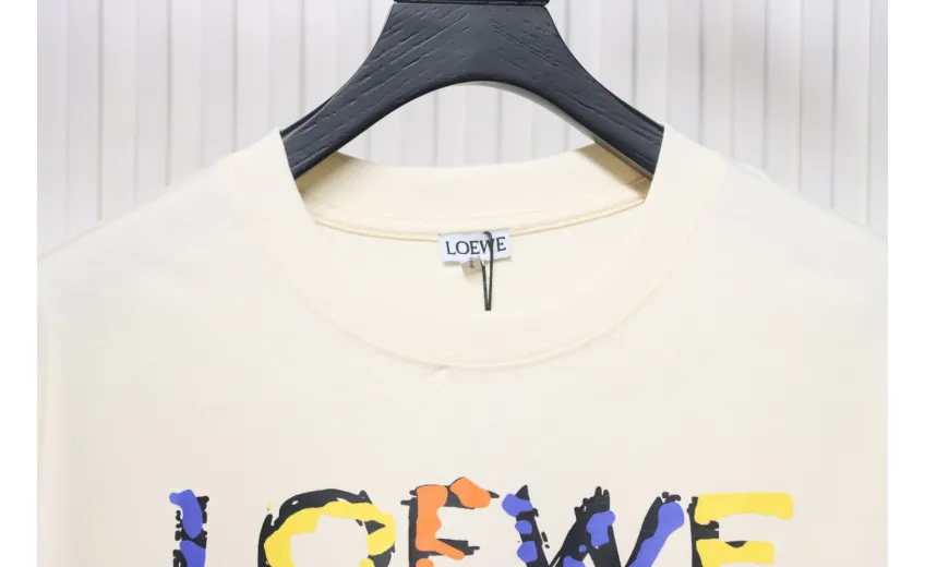 Bstsneaker-Loewe Graffiti Painted Logo T-shirt 120 