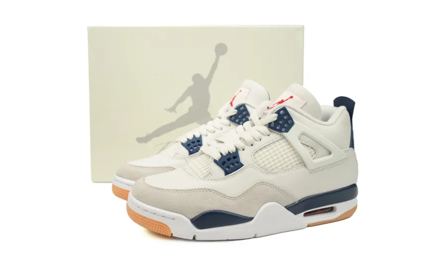 Bstsneaker-Nike SB x Air Jordan 4 Retro SP 'Navy'  DR5415-100