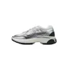 Bstsneaker-Chanel Fabric Laminated Low Top Sneakers Silver Black G39794 Y56368 K5451