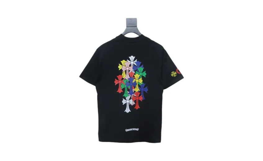 Bstsneaker-Chrome Hearts Multi Color Cross Cemetery T-shirt 140