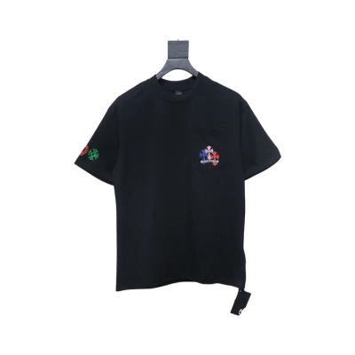 Bstsneaker-Chrome Hearts Multi Color Cross Cemetery T-shirt 140 01