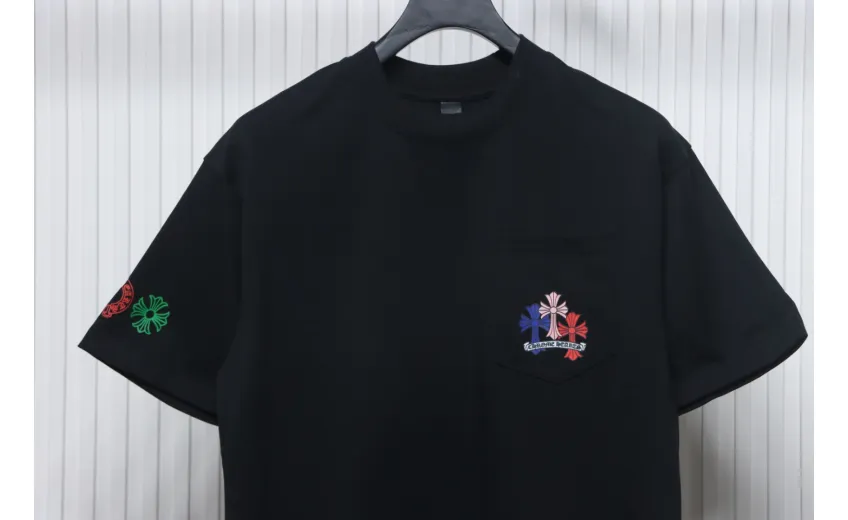 Bstsneaker-Chrome Hearts Multi Color Cross Cemetery T-shirt 140