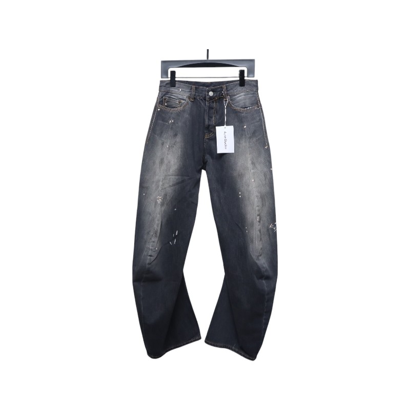 Bstsneaker-Acne Studios Low-Rise Barrel-leg Baggy Jeans 350