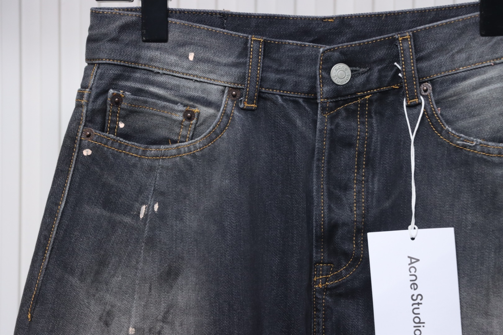 Bstsneaker-Acne Studios Low-Rise Barrel-leg Baggy Jeans 350