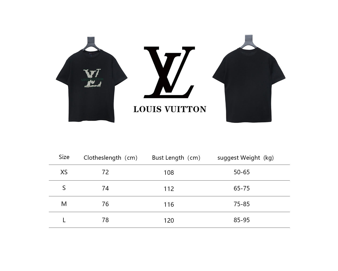 Bstsneaker-Louis Vuitton LV Flocked Logo Short-Sleeved T-shirt 130
