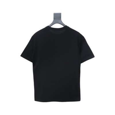 Bstsneaker-Louis Vuitton LV Flocked Logo Short-Sleeved T-shirt 130 02
