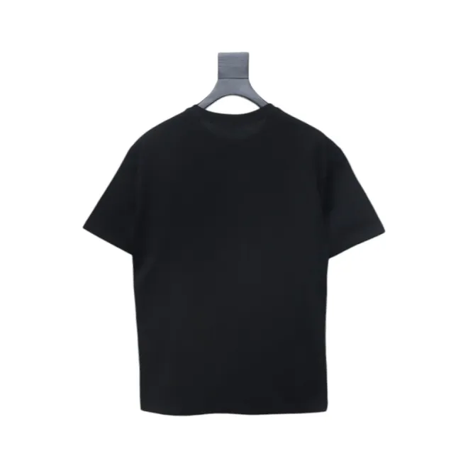 Bstsneaker-Louis Vuitton LV Flocked Logo Short-Sleeved T-shirt 130
