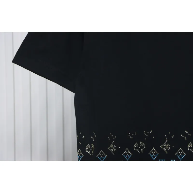 Bstsneaker-Louis Vuitton Monogram Gradient Embellished T-shirt 150
