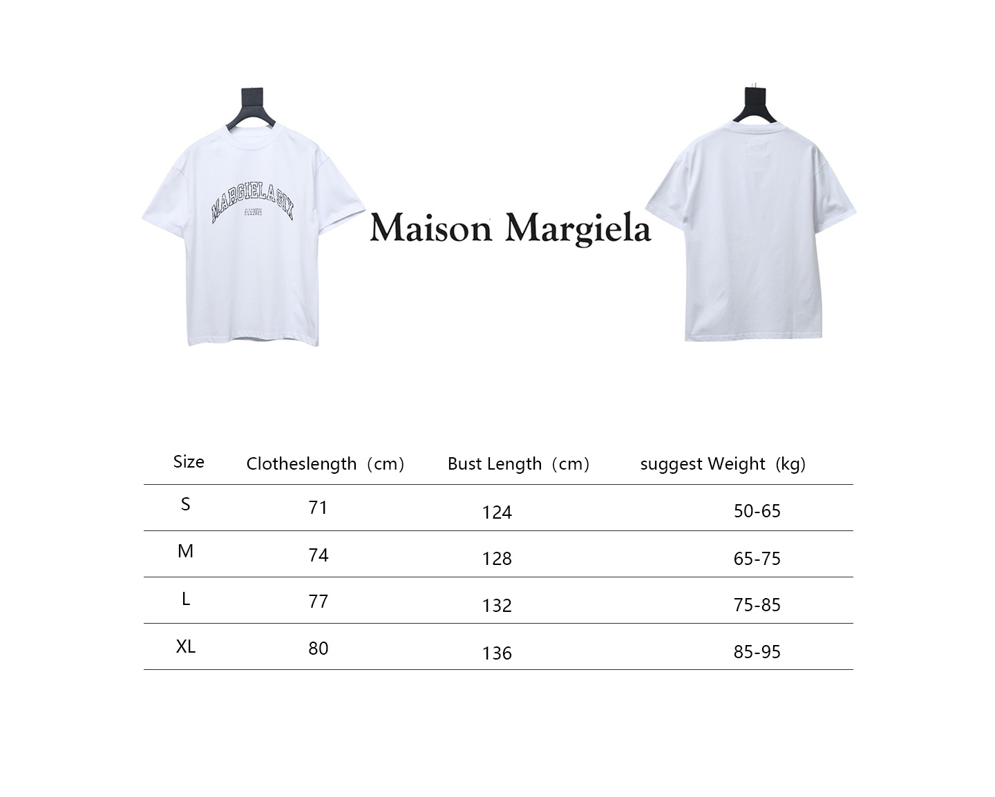 Bstsneaker-Maison Margiela T-shirt White 140