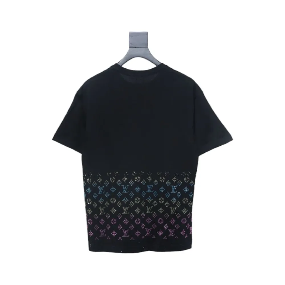 Bstsneaker-Louis Vuitton Monogram Gradient Embellished T-shirt 150