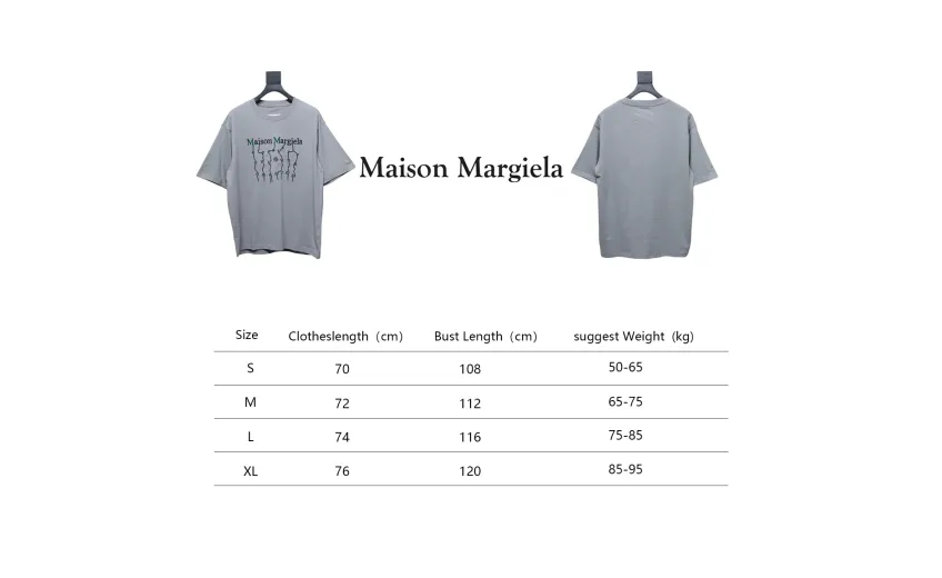 Bstsneaker-MaisonMargiela T-shirt  Gery 120