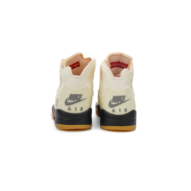 Bstsneaker- Air Jordan 5 Retro OFF-WHITE Sail DH8565-100 