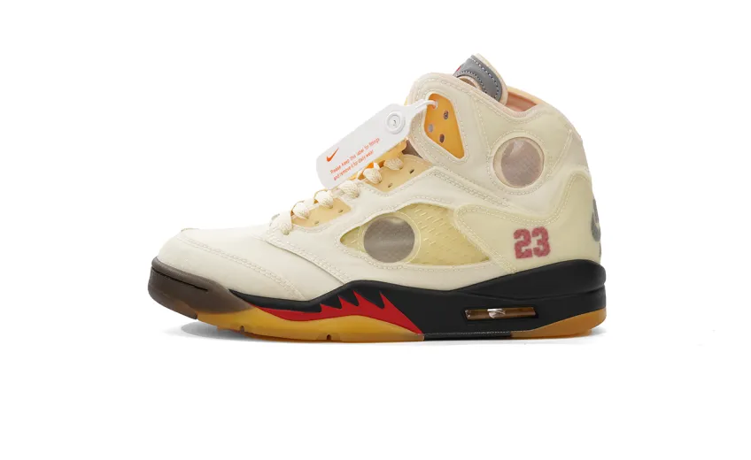 Bstsneaker- Air Jordan 5 Retro OFF-WHITE Sail DH8565-100 