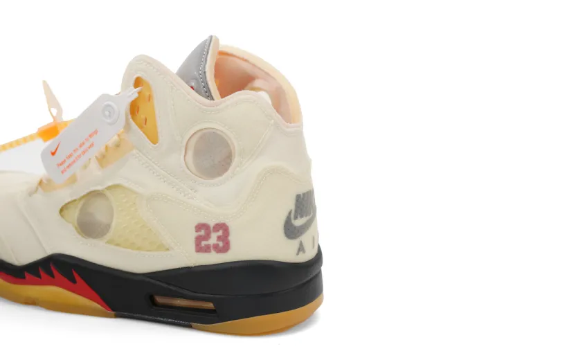 Bstsneaker- Air Jordan 5 Retro OFF-WHITE Sail DH8565-100 